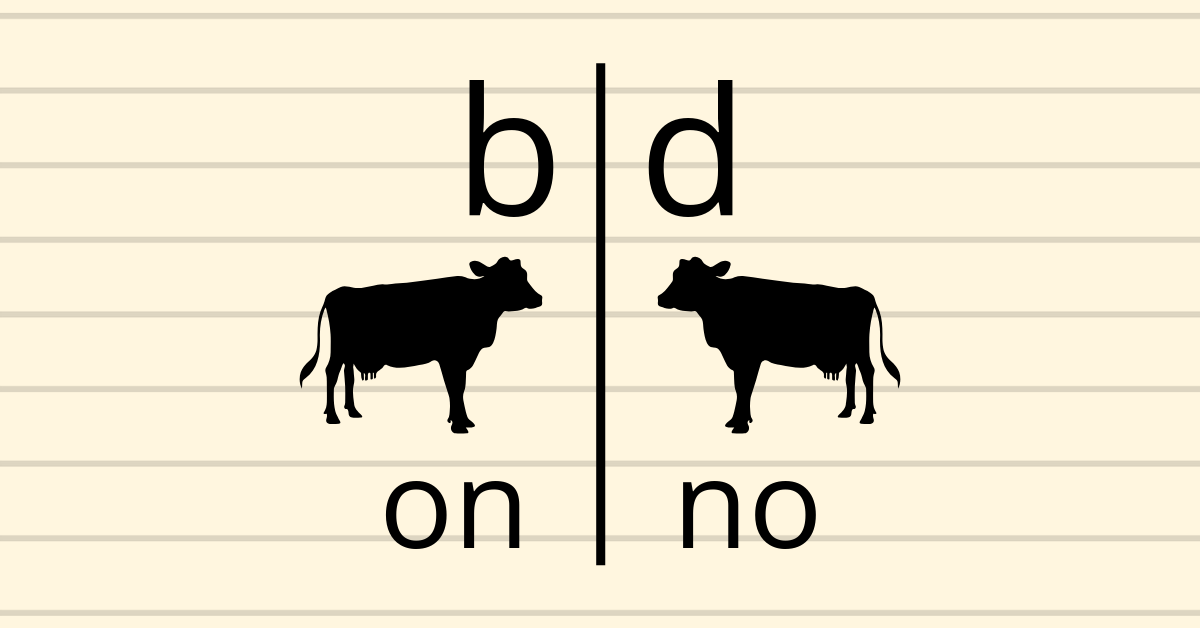 is flipping b and d a sign of dyslexia helping children to read